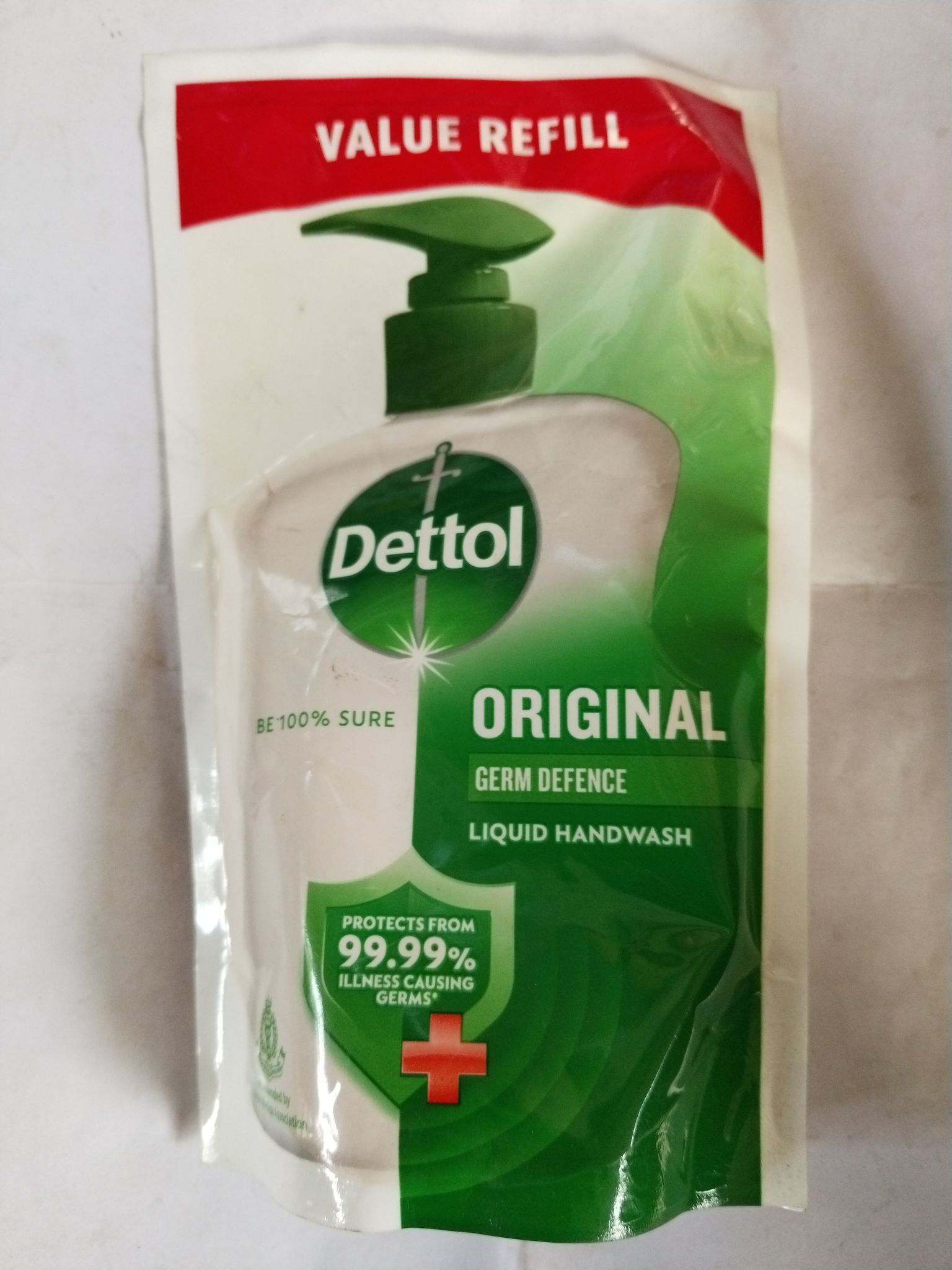 Dettol Original Germ defence Liquid handwash 99.99% illness causing Germs 