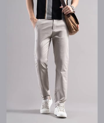 Paul Street Regular Men's Chinos - Silver ( Pack of 1 )