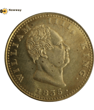 Two Mohur 1835 - 4th William King East India Company Rare Coin