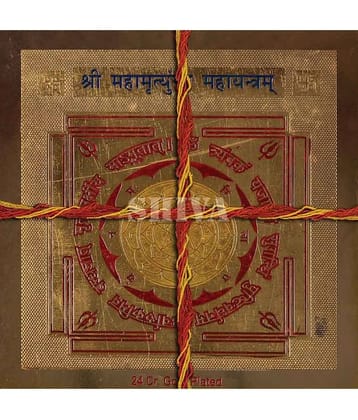 Shiva Rudraksha Ratna - Metal Yantra (Pack of 1)