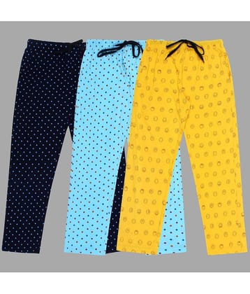 Diaz Pack of 3 Boys Cotton Blend Trackpant ( Multi Color )