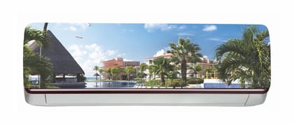 DreamKraft Nature View AC Sticker (Multicolor PVC Vinyl, 30cm X 91cm)