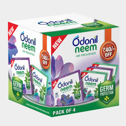 Odonil Bathroom Air Freshener Neem Mixed Fragrances Blocks