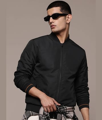 XFOX Polyester Men's Casual Jacket - Black ( Pack of 1 )