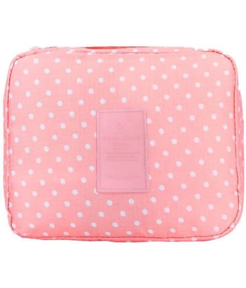 Style Homez Pink Travel Toiletry Kit Cosmetic Bag cum Organizer