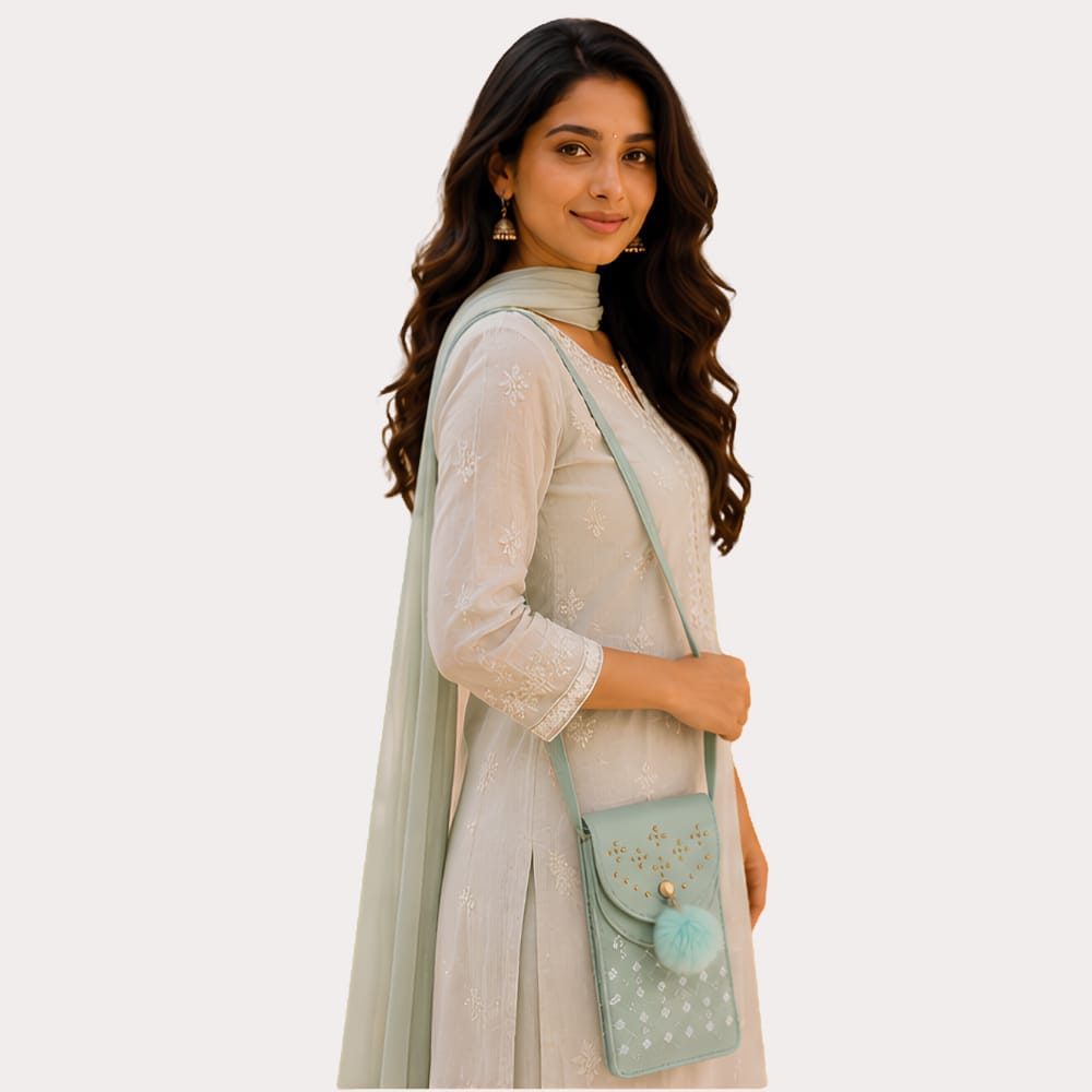 Blush Bloom Mobile Sling Bag