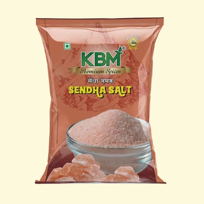 KBM Premium Spices Sendha Namak, 200 gm Pouch