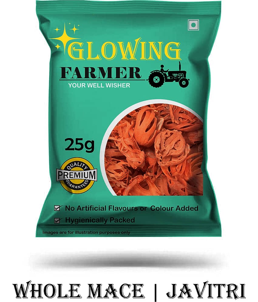 GLOWING FARMER Fresh Jaipatri Japatri Javitri Mace Spice Whole Flower 25 gm