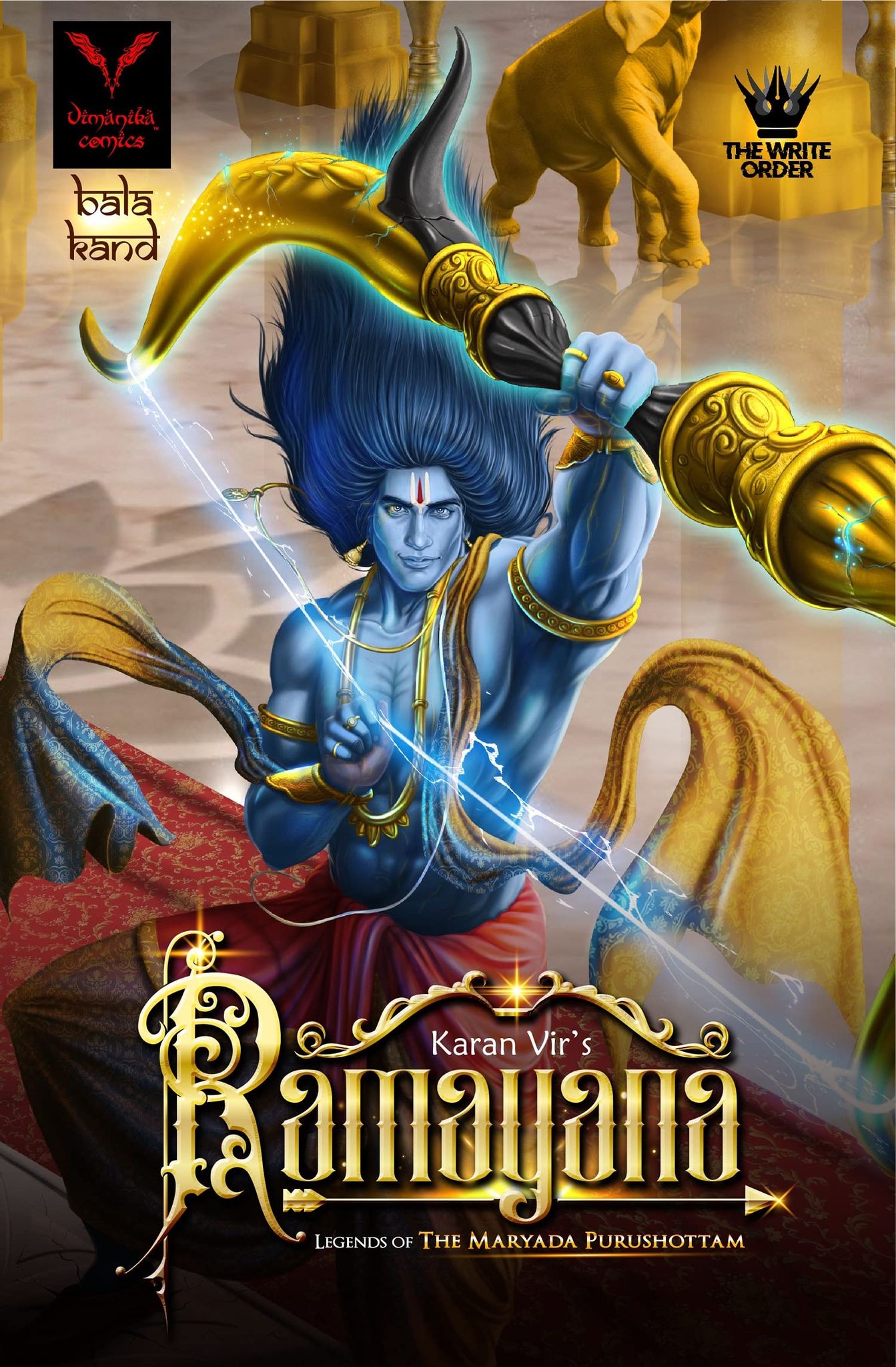 Vimanika Comics Ramayana - Legends of The Maryada Purushottam Paperback [Perfect Paperback] Kshitish Padhey and Karan Vir Arora