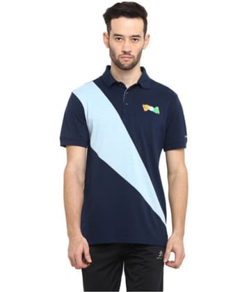 OFF LIMITS - Navy Blue Polyester Regular Fit Men's Sports Polo T-Shirt ( Pack of 1 )