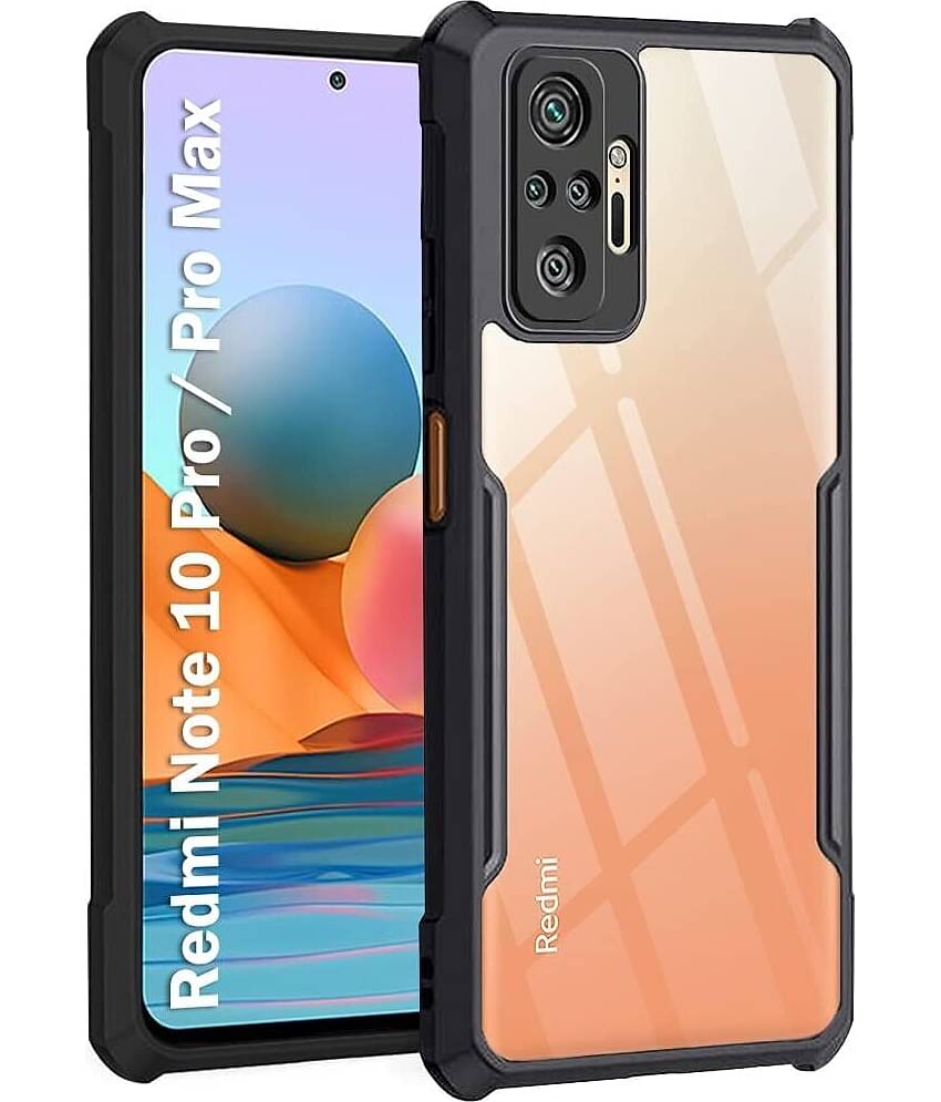 VAKIBO Plain Cases Compatible For Rubber MI Redmi Note 10 Pro ( Pack of 1 )