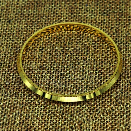 Punjabi Sikh solid silver handmade gold polished bangle bracelet kada, amazing customized design personalized gift tribal jewelry nssk235-2 - 4 or 2.25 inches