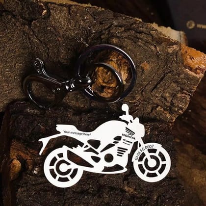 Honda CB300R Keychain-Silver