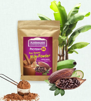 Aathmam Traditional Foods Protein Plus Raw Banana Milk Powder (Cocoa Flavour) 100 Gms