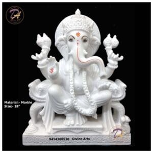 Marble Vinayaka Statue