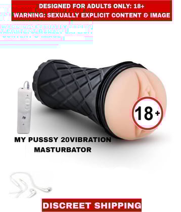 MALE MASTURBATOR MY PUSSY 20 VIBRATION with GIRL Moaning VOICE FLESH LIGHT For Men