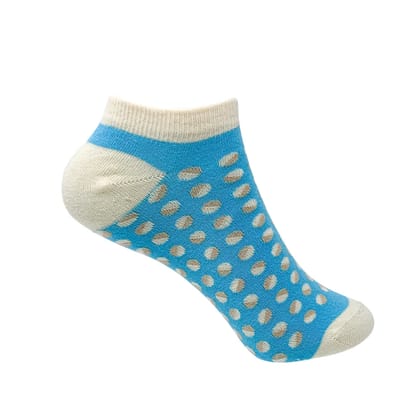 Women's Socks 1-S / White-Blue
