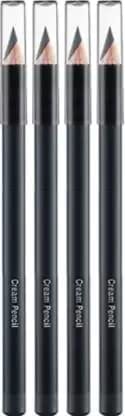 Elecsera Fashion Brow Cream Pencil Pack of 4 (Black)