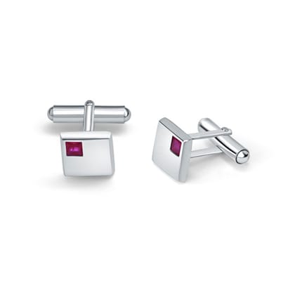 Rosy Edge 925 Sterling Silver Cufflinks for Men
