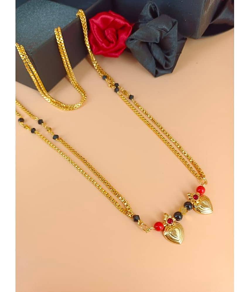 JIPPA Golden Mangalsutra ( Pack of 1 )