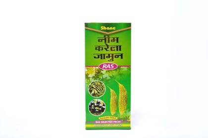 Shane I Neem Karela Jamun Ras I Sugar Free I Ras Selected from Himalayan Desi Karela I Gurmar I Amla I Shilajit Shudh I EDTA I 100 ML