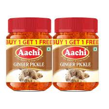 AACHI GINGER PICKLE 200G 1+1