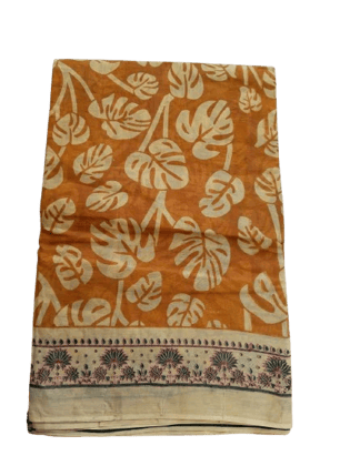 Stylish Cotton Saree in Mint Green