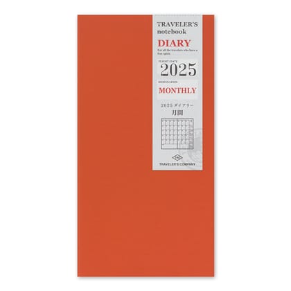 TRAVELER'S notebook Refill 2025 Monthly