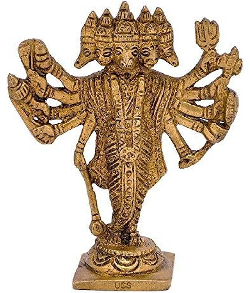 PAYSTORE Shree Panchmukhi Hanuman Made of Metal
