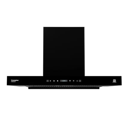 Crompton Intelli Sense 1470m3/hr 75cm Box Kitchen Chimney| Filterless Autoclean| Built In Oil Collector| Touch+ Motion Sensor Control| 10 Yrs Motor & 1 Yr Overall Warranty Crompton Intelli Sense 1470m3/hr 75cm Box Kitchen Chimney| Filterless Autoclean| B