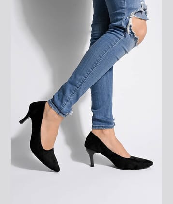 Stylestry Black Women's Pumps Heels