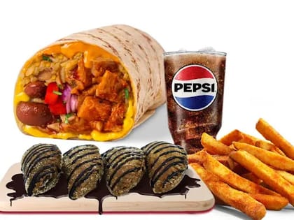 7 Layer Burrito Combo – Non-Veg