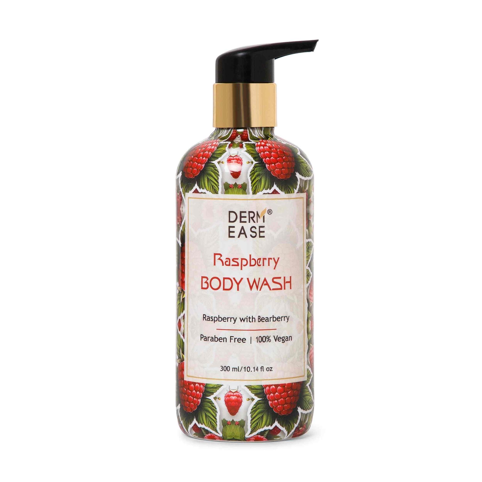 Dermease Raspberry Body Wash for Fresh & Soft Skin