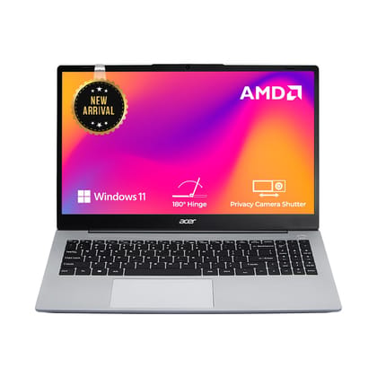 acer Aspire AMD Ryzen 5-7430U Processor Laptop with 39.62 cm (15.6") Full HD LED IPS Display (8GB RAM/512 GB SSD/WiFi 6/AMD Graphics/Win11 Home/55Wh) AS15-42, Backlit Keyboard, Pure Silver, 1.79KG acer Aspire AMD Ryzen 5-7430U Processor Laptop with 39.62