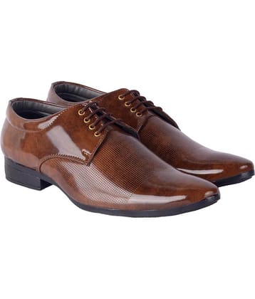 Aadi - Brown Men's Derby Formal Shoes