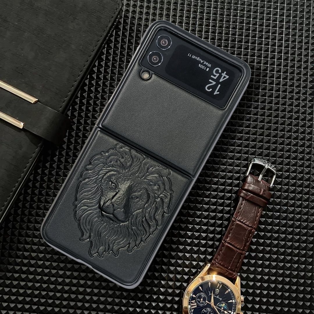 Black Royal King Silicone Case for Samsung Galaxy Z FLIP 3