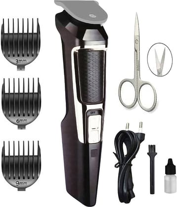 geemy Professional Multicolor Cordless Beard Trimmer With 45 minutes Runtime