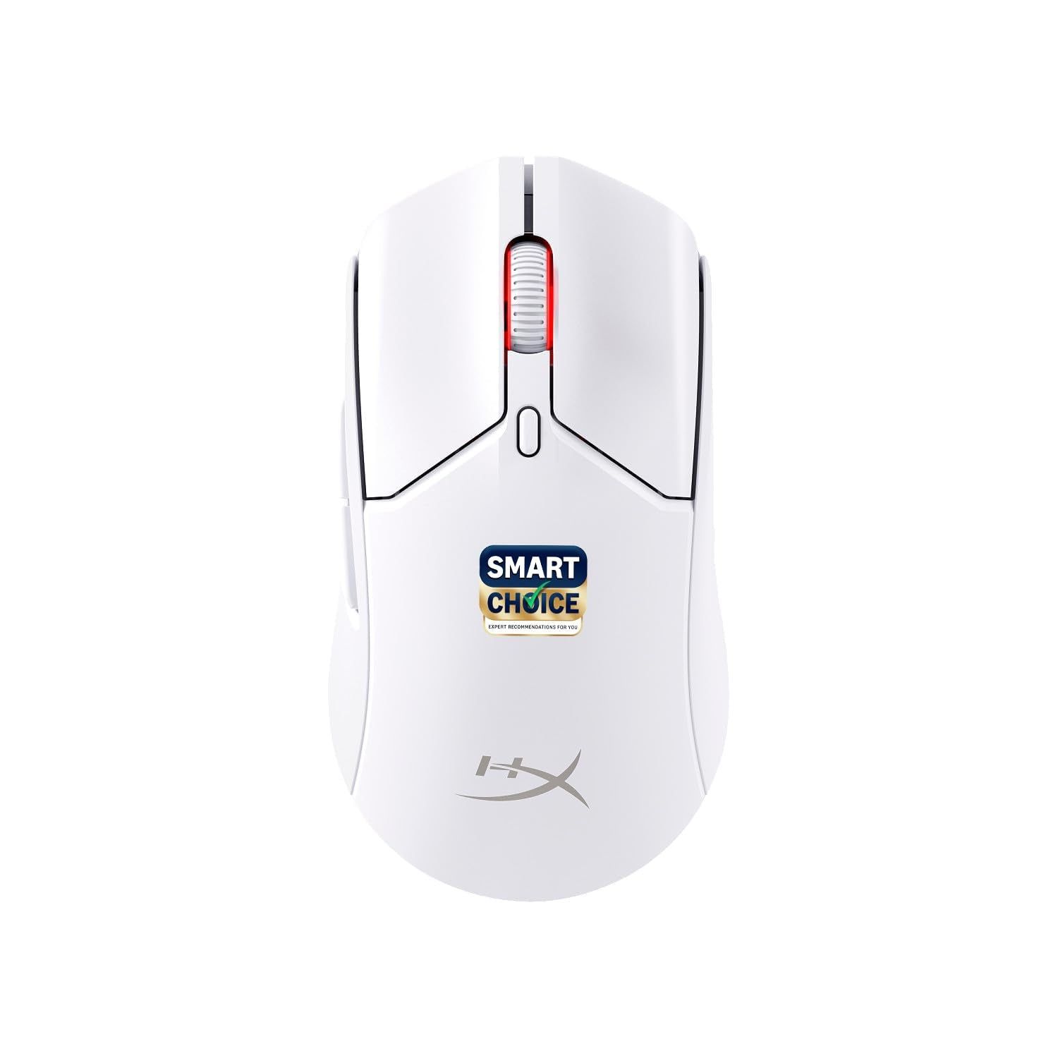 HyperX Pulsefire Haste 2 Smartchoice Dual Wireless RGB Gaming Mouse, Upto 26K DPI, HyperX 26K Sensor, 61g Ultra Lightweight, 100 Hr Battery Life, 1K Hz Polling Rate, 24 Months Warranty-White [6N0A9AA] HyperX Pulsefire Haste 2 Smartchoice Dual Wireless RG