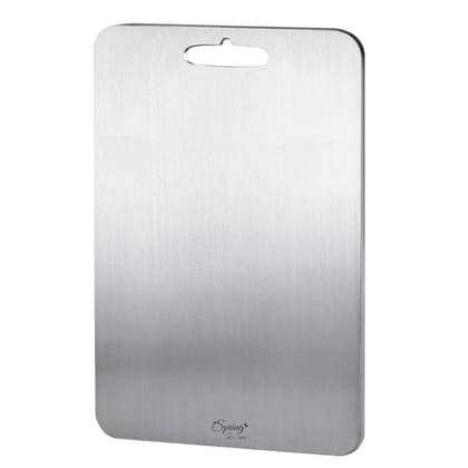 LA' FORTE Stainless Steel Chopping Board (31 cm x 20.5 cm) LA' FORTE Stainless Steel Chopping Board (31 cm x 20.5 cm) - Only Chopping Board (Mini)