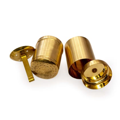 Brass Coffee Filter and Davara Set Combo-Filter & 1 Davara Set