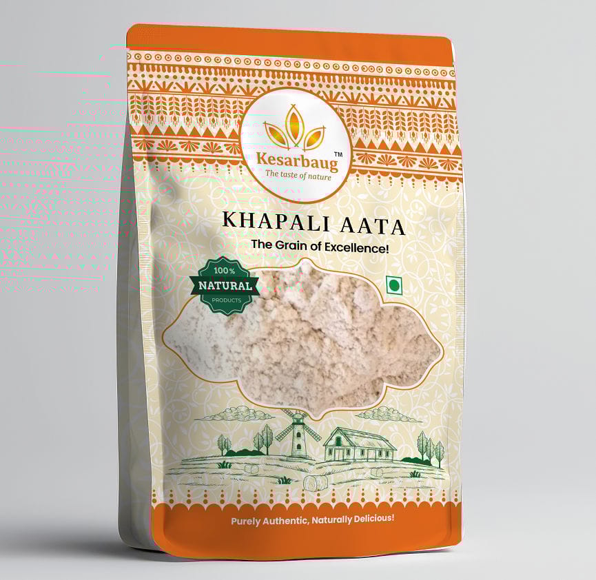 Kesarbaug Khapali Wheat Atta, 500 gm