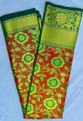 Elegant Embroidered Silk Saree