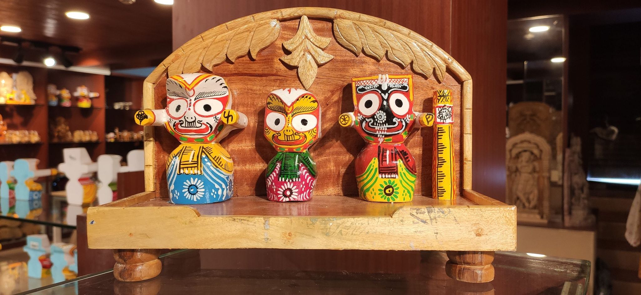 Jagannatha Balabhadra And Subhadra Singhasana