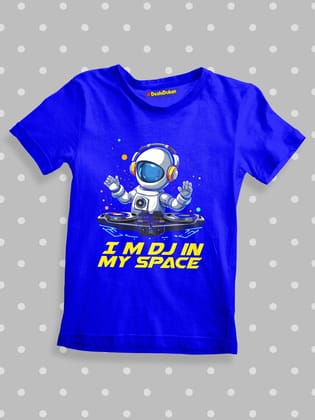 I M DJ In My Space T-shirt-Royal Blue / 1-2 Year