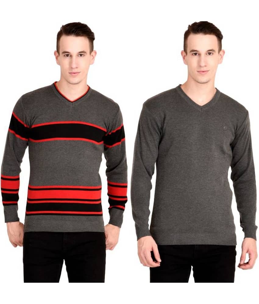 NEUVIN Multi V Neck Sweater