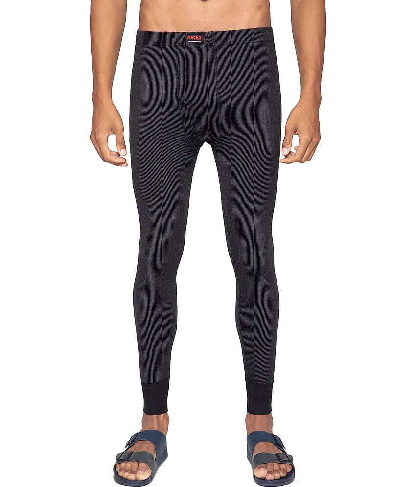 Amul - Black Polyester Men's Thermal Bottoms ( Pack of 1 )