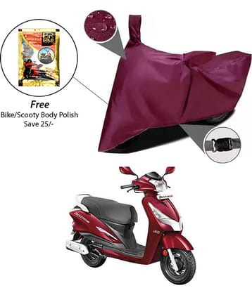 EGAL Bike Body Cover for Hero Hero Destini 125 ( Pack of 1 ) , Maroon