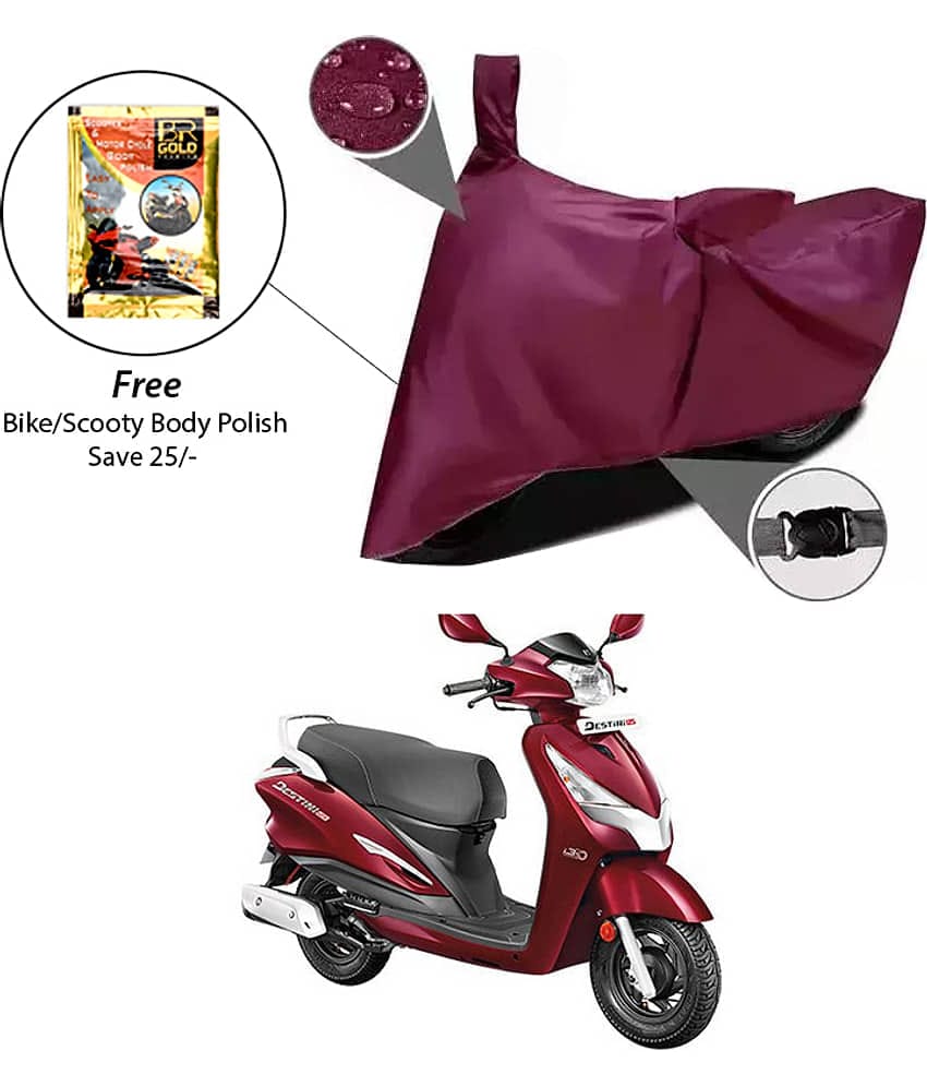EGAL Bike Body Cover for Hero Hero Destini 125 ( Pack of 1 ) , Maroon