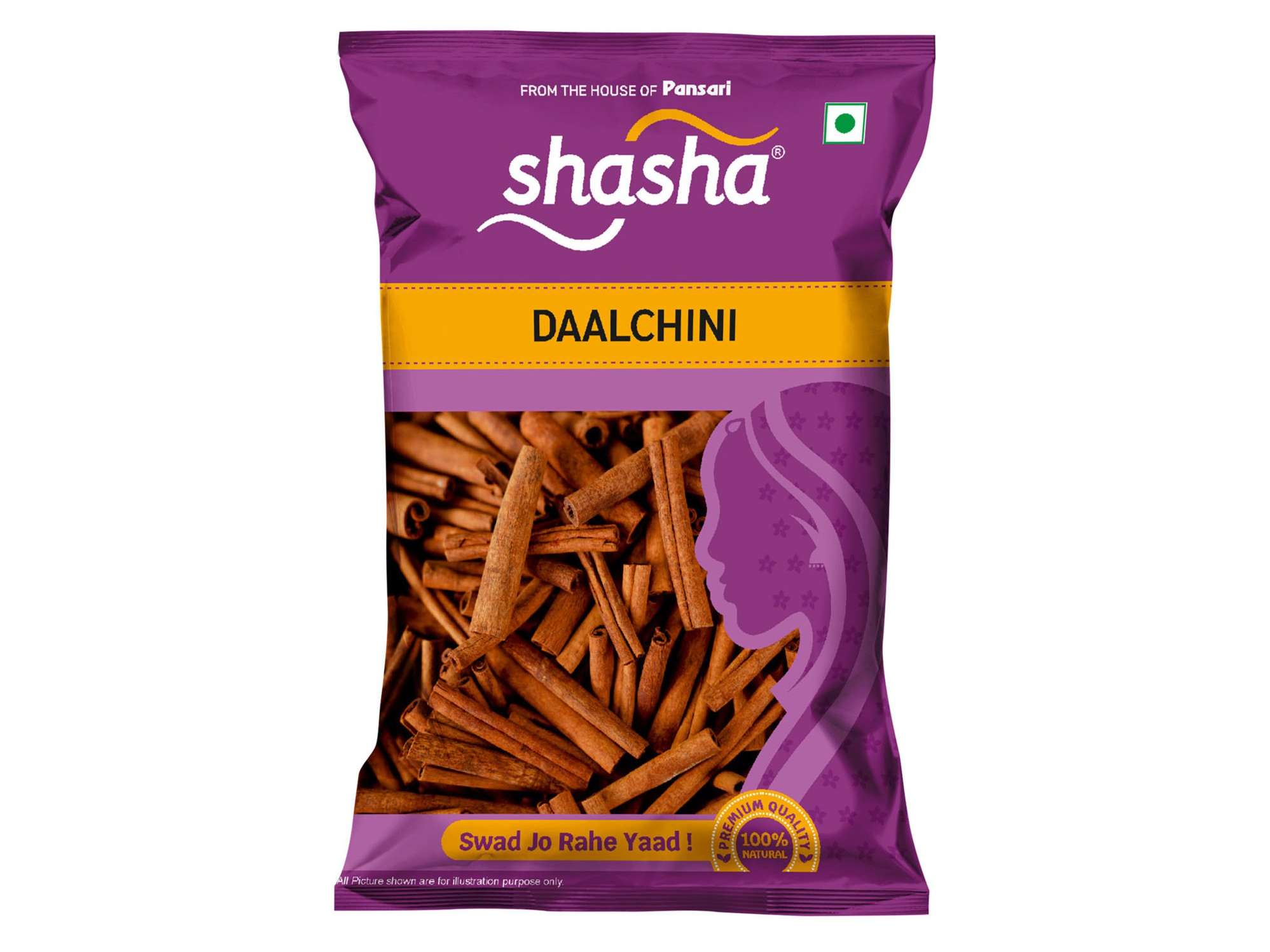 Shasha Whole Spices – Whole Daalchini 50g