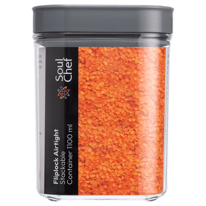 Modi Care Fliplock Airtight Stackable Container One Thousand One Hundred Millilitre